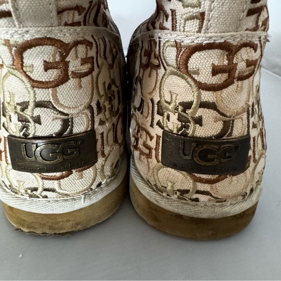 UGG Women’s Vintage Cozy Winter Boots Embroidered Logo Size US 10 / EU 41 - Picture 3 of 9